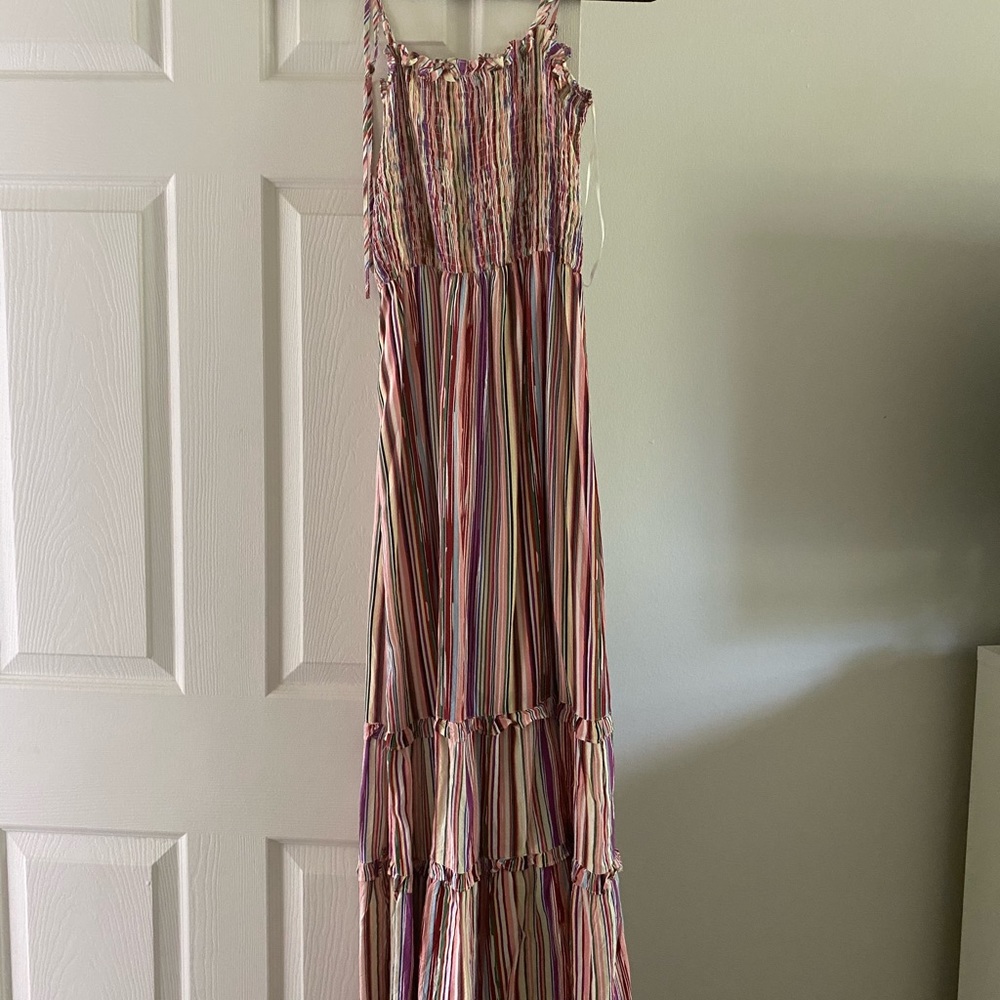 Long colorful maxi dress